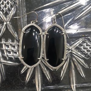 BLACK KENDRA SCOTT EARRINGS
